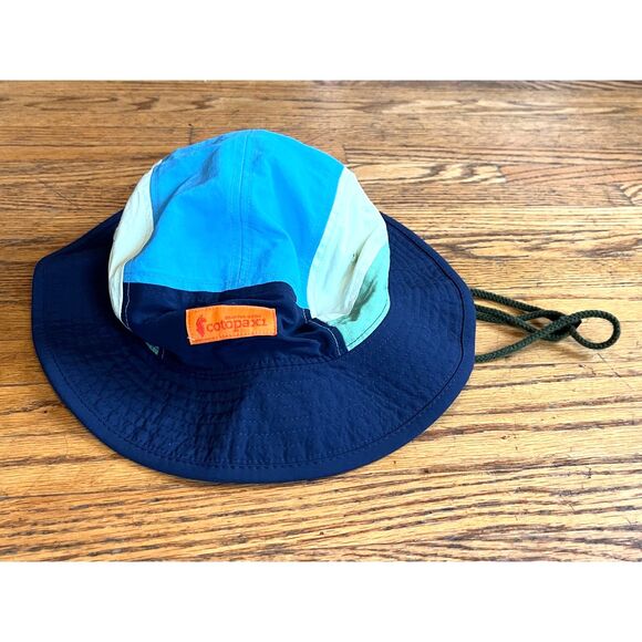 Cotopaxi Blue Color Block Bucket Hat   Adult One Size - Picture 1 of 5